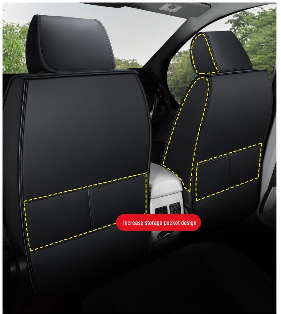 Universal Leather Seven-Seat Car Seat Cover for All Seasons