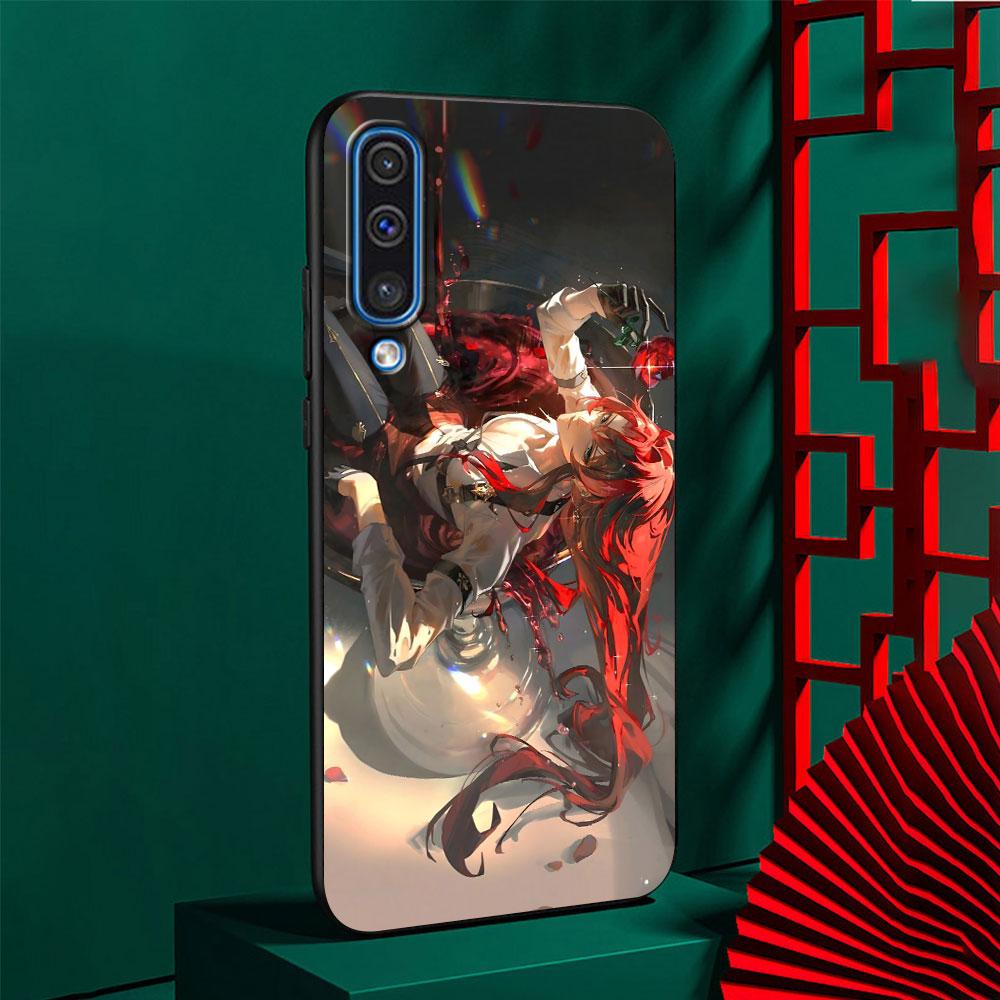 Honkai Star Rail Argenti Case do Samsung Galaxy A70 A70s A20e A02s A30s A50s A10 A20s A20 A30 A50 A03s TPU Czarny pokrowiec na telefon