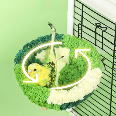 Vogelnest für Käfig Papagei Niedlich Waschbar Dicke Hütte Kuscheln Schuppen Unzertrennlicher