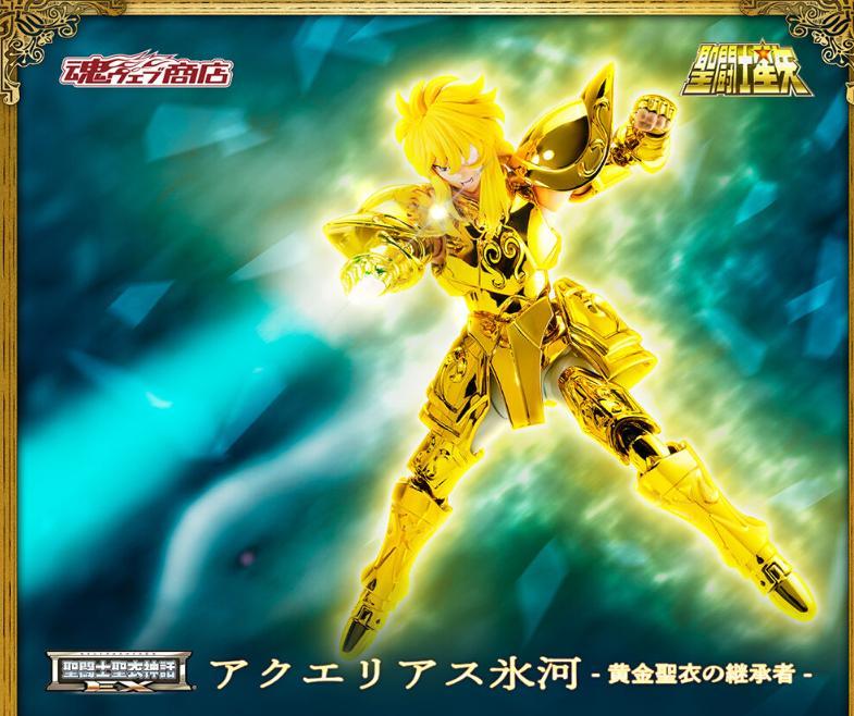 [USED] Saint Seiya Myth Cloth EX Aquarius Hyoga Golden Cloth Successor Premium Bandai