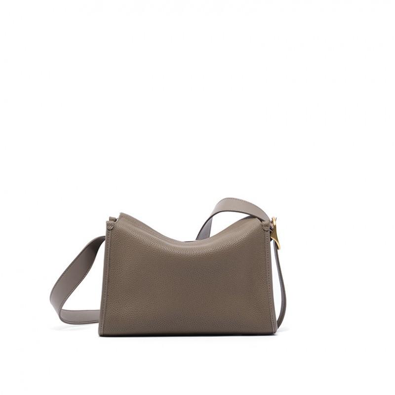 Fashion TOGO Top Layer Cowhide Small Square Bag Genuine Leather Women's Trendy Versatile Single Shoulder Crossbody