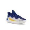 Under Armour Unisex Curry 11 Dub Nation White Royal Blue Yellow 3026615-100