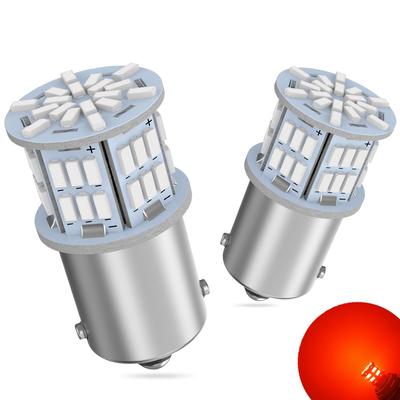 S25 LED Jednočervená G18 BA15s P21W 54 Riadkov 3014 SMD Nákladné auto Sklápač Autobus