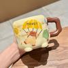 Creative Cute Little Bear Ceramic Mug for Birthday Gift for Sisters and Girlfriends