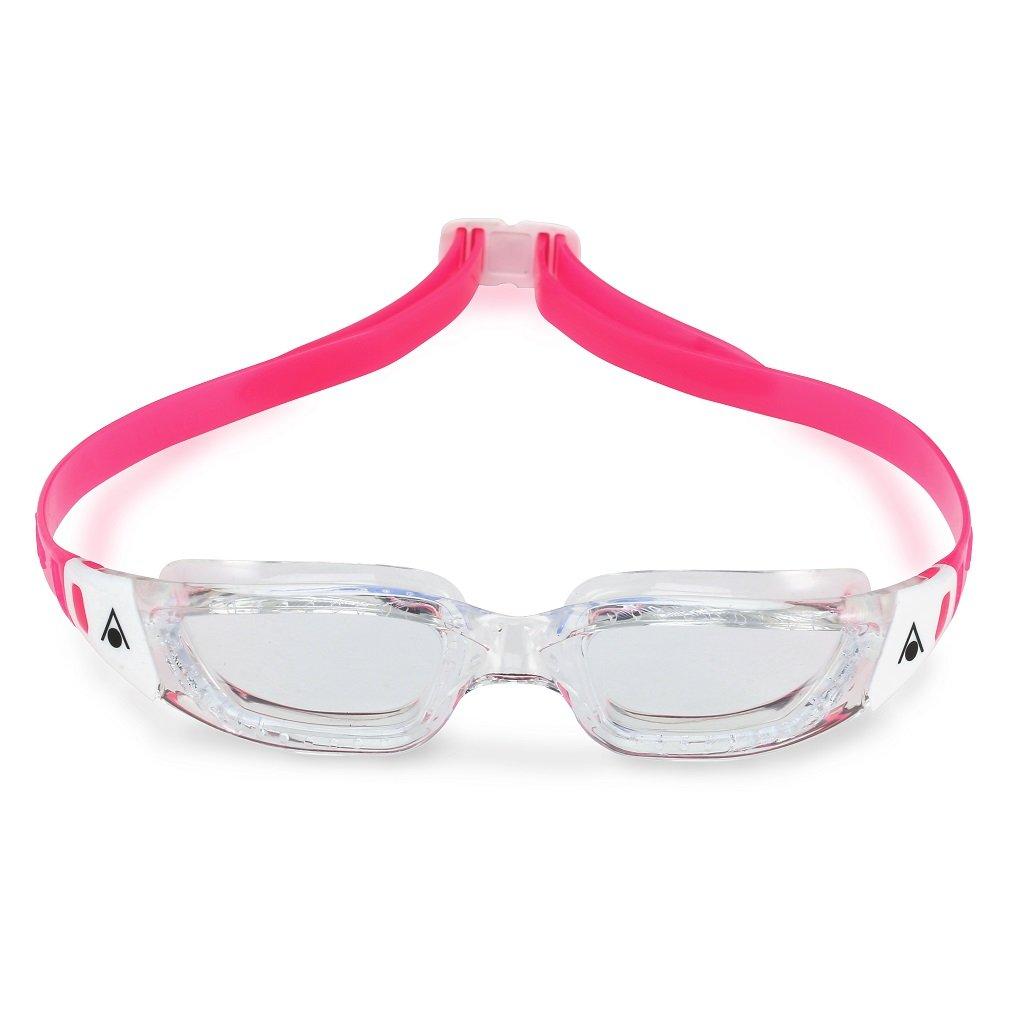 Aquasphere Schwimmen Kameleon Junior Klar 183320 Schwimmbrille, Passform, B/Weiß/Klare Gläser,