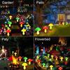Solar Mushroom Lights Outdoor 8 Modes Waterproof LED Fairy Garden Pathway Lamps Decorative Landscape Yard Patio Wedding Holiday Party Lighting