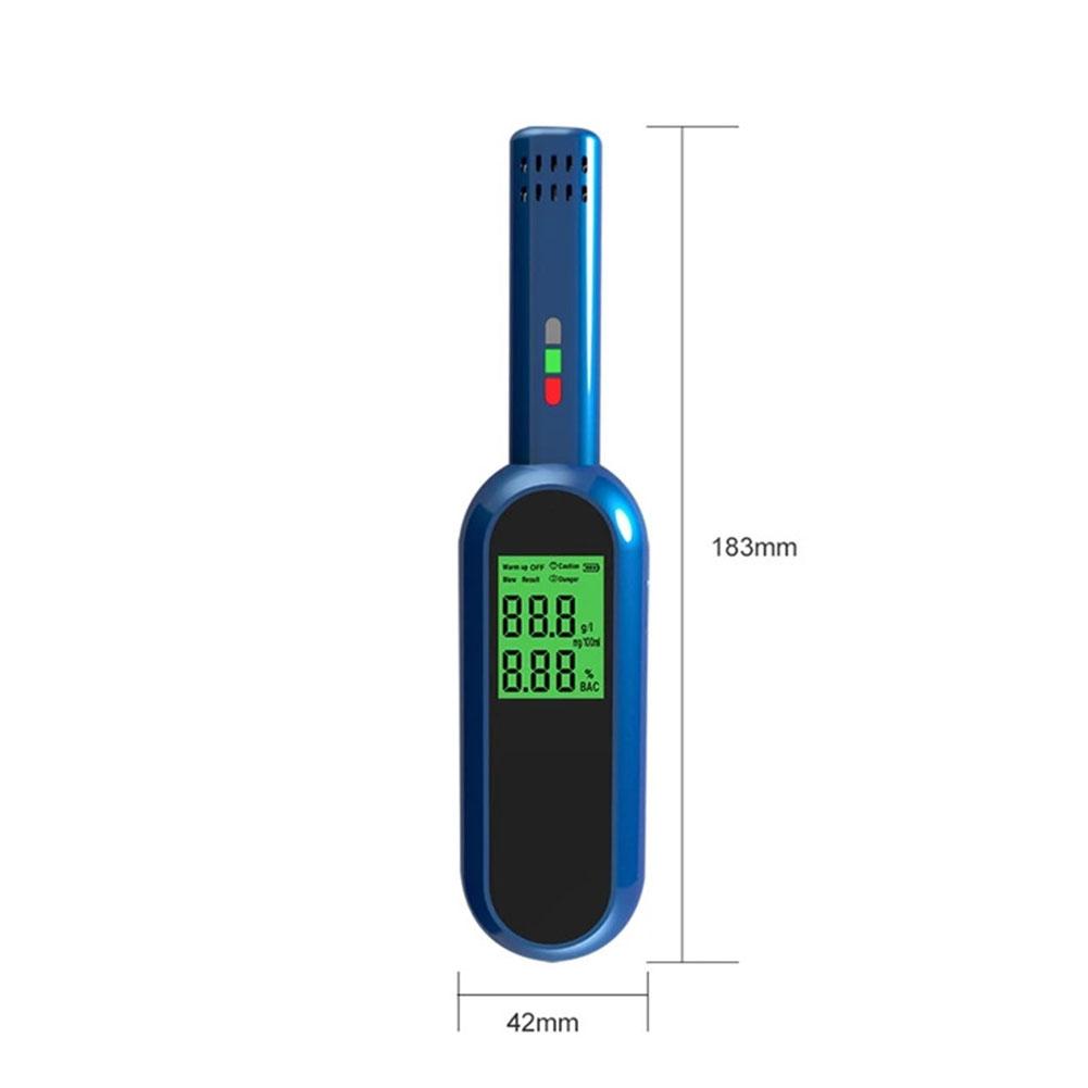For Driving Safety Breath Alcohol Analyzer Driving Check 185*43*25 Mm Alcohol Content Measurement Device Breathalyzer