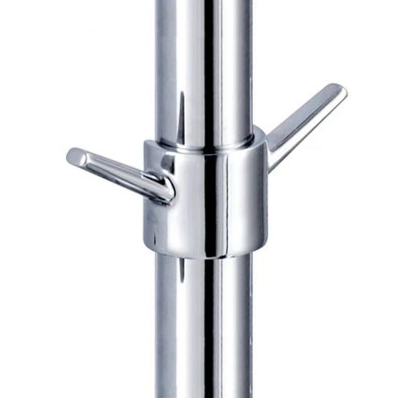 2pcs Rustproof Shower Faucet Hook Set Simple Attachment Space Saving Shower Head Holder Hook for Bathrooms & Kitchens