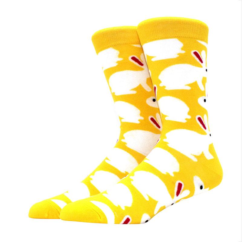 

Новинка Щасливі Смішні Чоловічі Графічні Шкарпетки Гребінна Бавовна Омлет Жаба Божевільний Годинник Лосось Кукурудза Птах Риба Шкарпетка Різдвяний Подарунок