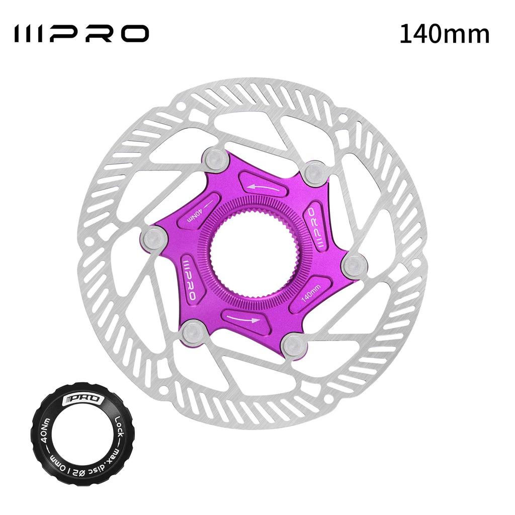 160mm 140mm Centerlock Brake Disc Floating 160mm 140mm 6 Screws Disc Rotor Cooled Lightweigh for Mtb Road Mountain Bike