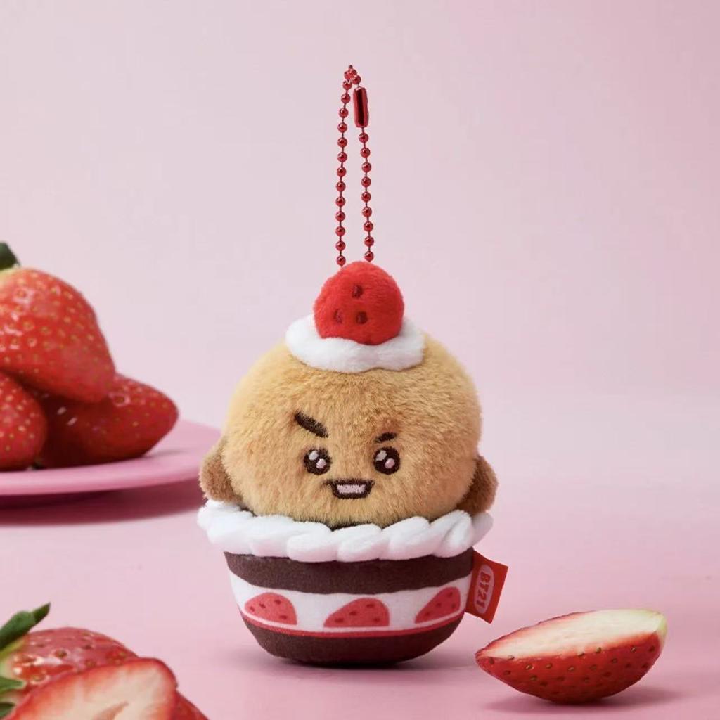 BTS BT21 Strawberry Party Series Plush Doll Kpop Plush Toy