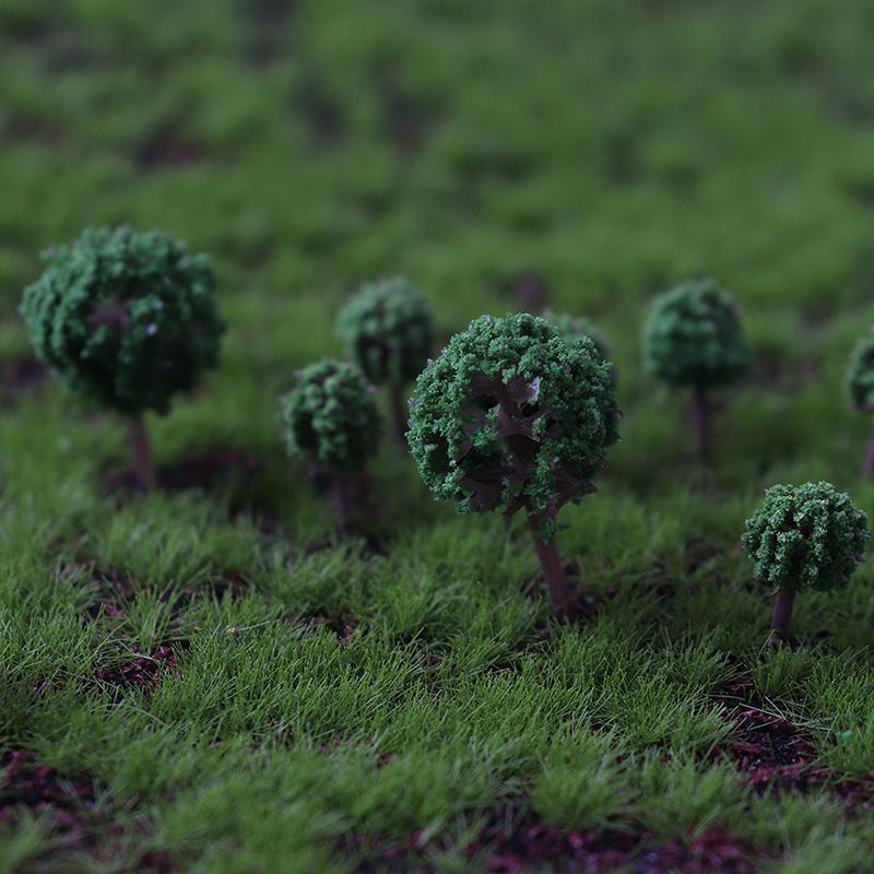 20Pcs Shrub Vegetation Military Scene Sand Table Landscape Tree Model Deor