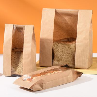 50 Packs Paper Bread Bags with Clear Window Homemade Bread Sourdough Toast