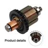 DDF482 Armature Rotor DHP482Z Metal Parts Black DDF482RME DHP482 DHP482RAE DHP482RME Drill Screwdriver For DDF482