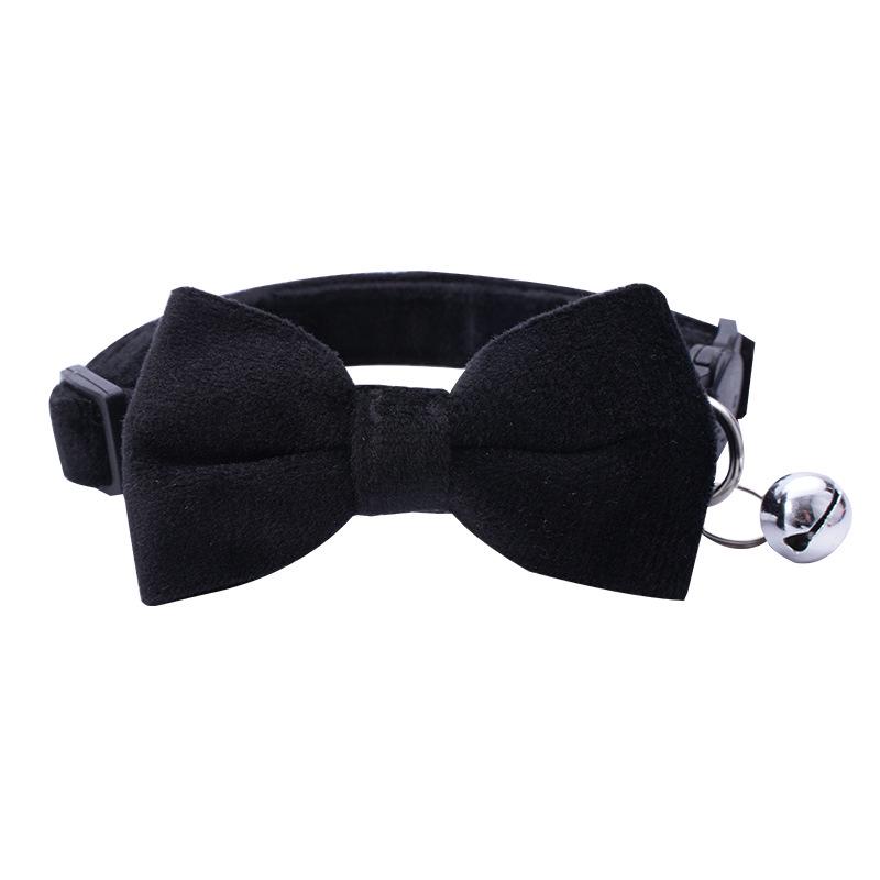 Pet Safety Bowknot Collar with Bell and Anti-Choke Buckle for Cats and Puppies