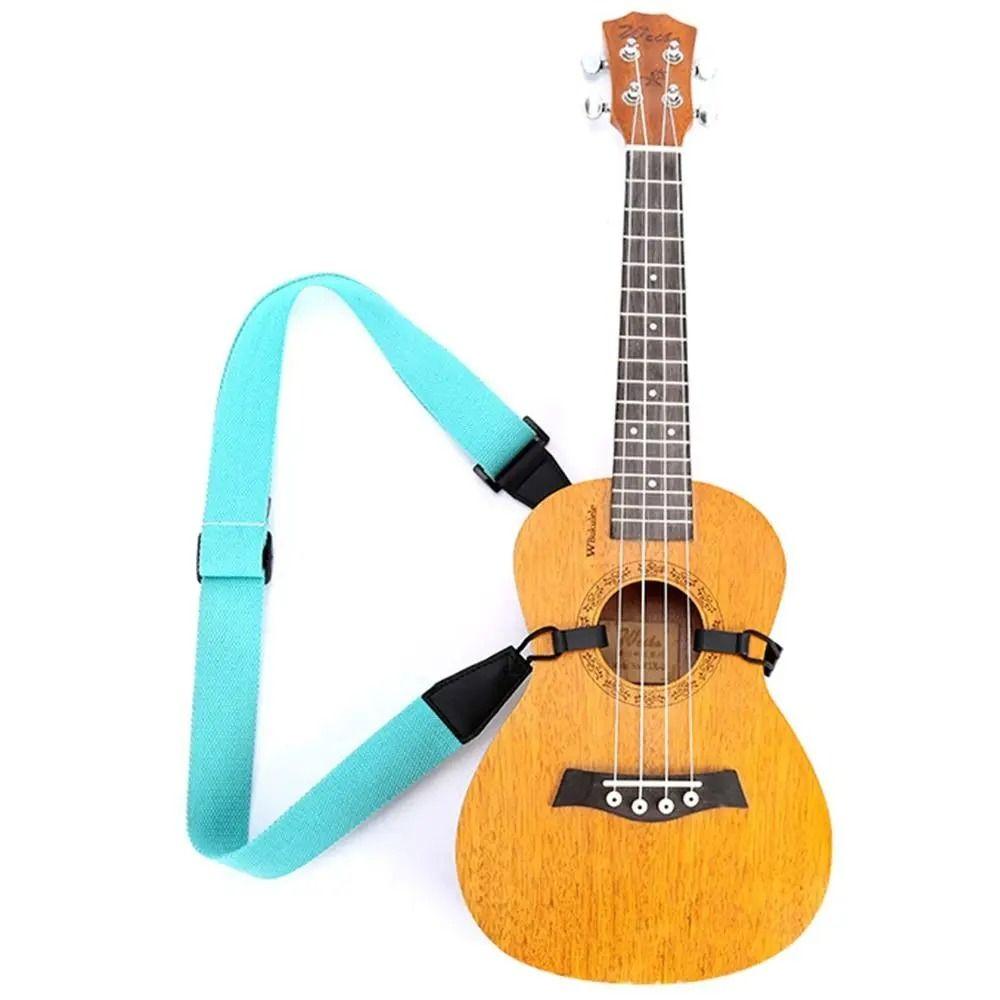Langlebiger Gitarrengurt Verstellbarer Ukulelengurt Musikinstrument Halsgurt Gitarrenzubehör