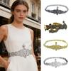 Traditional Caucasian Ethnic Belt Zinc Alloyed Retro Design Waist Sash For Men Women And Kids Fashion Accessory