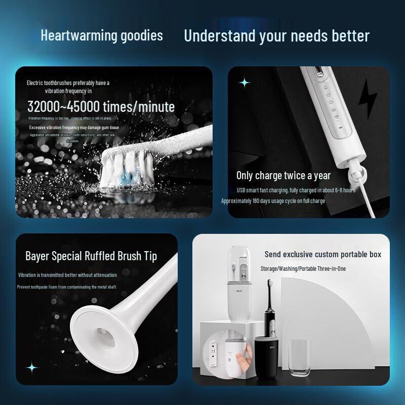 Bayer G201 Sonic Electric Toothbrush CN plug (adapter included)
