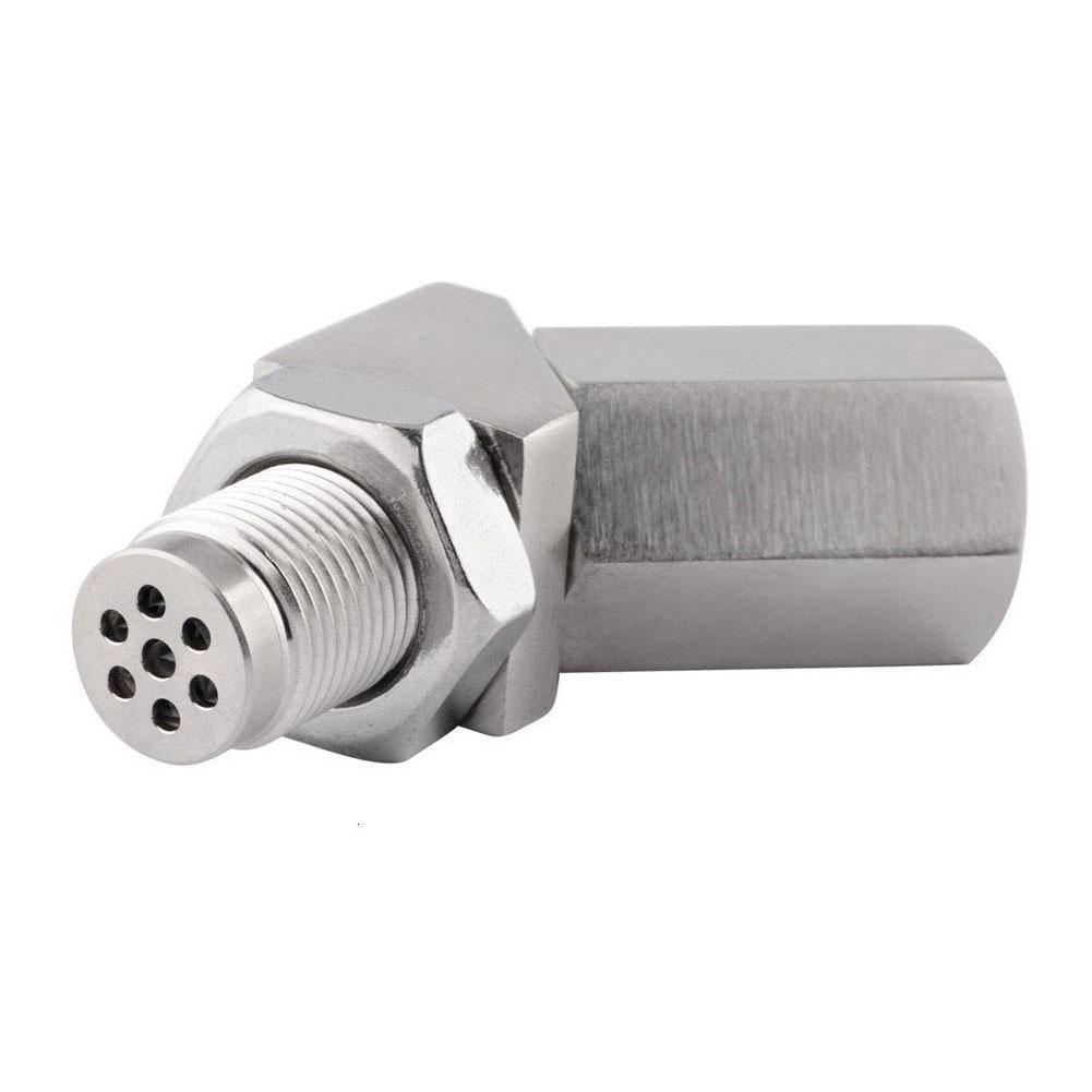 1pcs Universal Steel SS304 Check Engine Light Spacer M18X1.5 CEL Catalyst Auto Mini O I6S0