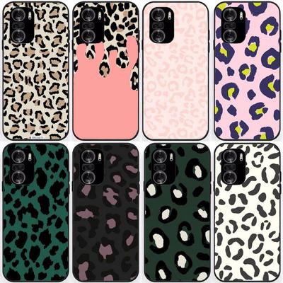 Sexy puzdro na telefón s leopardím vzorom Pre Redmi 9A 8A 6A Note 9 8 10 11S 8T Pro Max 9 K20 K30 K40 Pro PocoF3 Note11 5G
