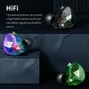Wired Earphone In-ear Type Gaming Headphone Stereo Sound Headset with Detachable HiFi Stereo Sound Headset with Microphone