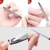 1 PC Stainless Steel Files Nail File Buffer Metal Grinding Sanding Manicure Pedicure Scrub Nail Art Tools Manicure Pedicure Tools