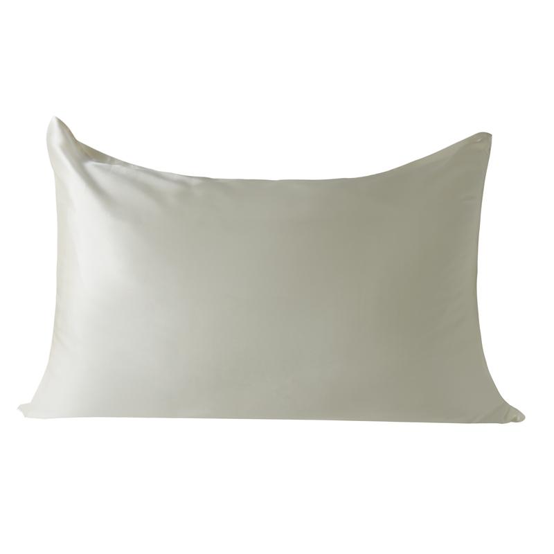 100% Real Silk Mulberry Pillow Case 6a 16/19/22 Satin Silk Pillowcase Organic Embroidered Pure Silk Pillow Case With Box 50*70CM бежевый