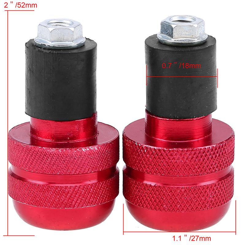 Uniwersalne 7/8" 22mm Akcesoria Motocyklowe Ciężarki na Końce Kierownicy Nakładki na Kierownicę Wtyczka Silder Antywibracyjny Dla Kawasaki Honda