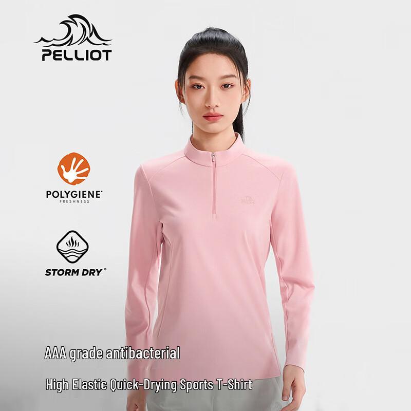Pelliot Women's Outdoor Moisture-Wicking Hiking Long-Sleeve T-Shirt