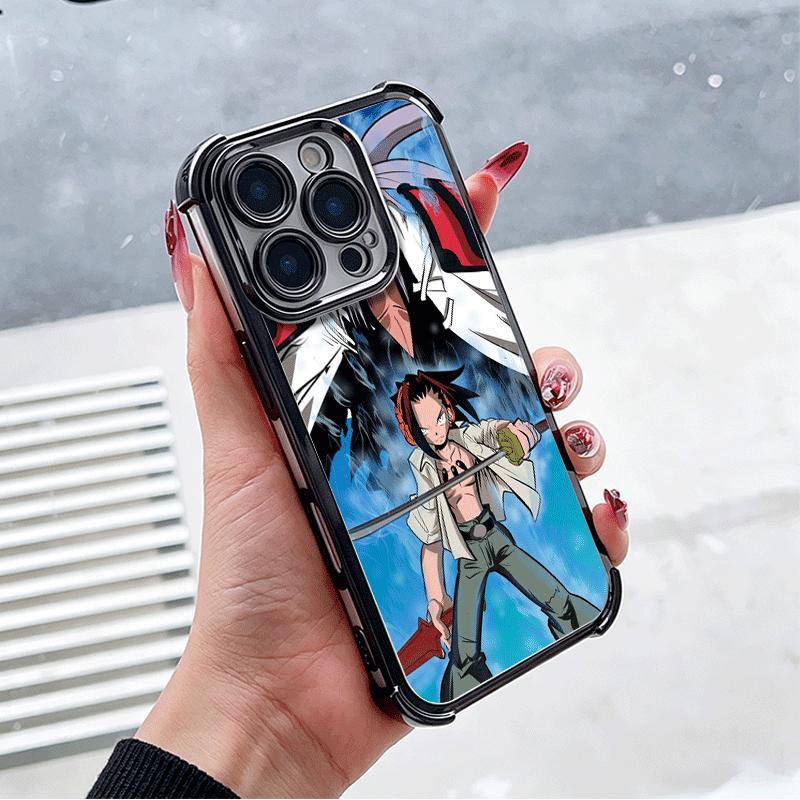 Anime Shaman King Plating Phone Case For Xiaomi Poco X5 X6 X7 X8 Pro Max F8 Ultra F7 M8 M7 M5S Redmi 15C 15 14C 13C 13 X3 12C F6
