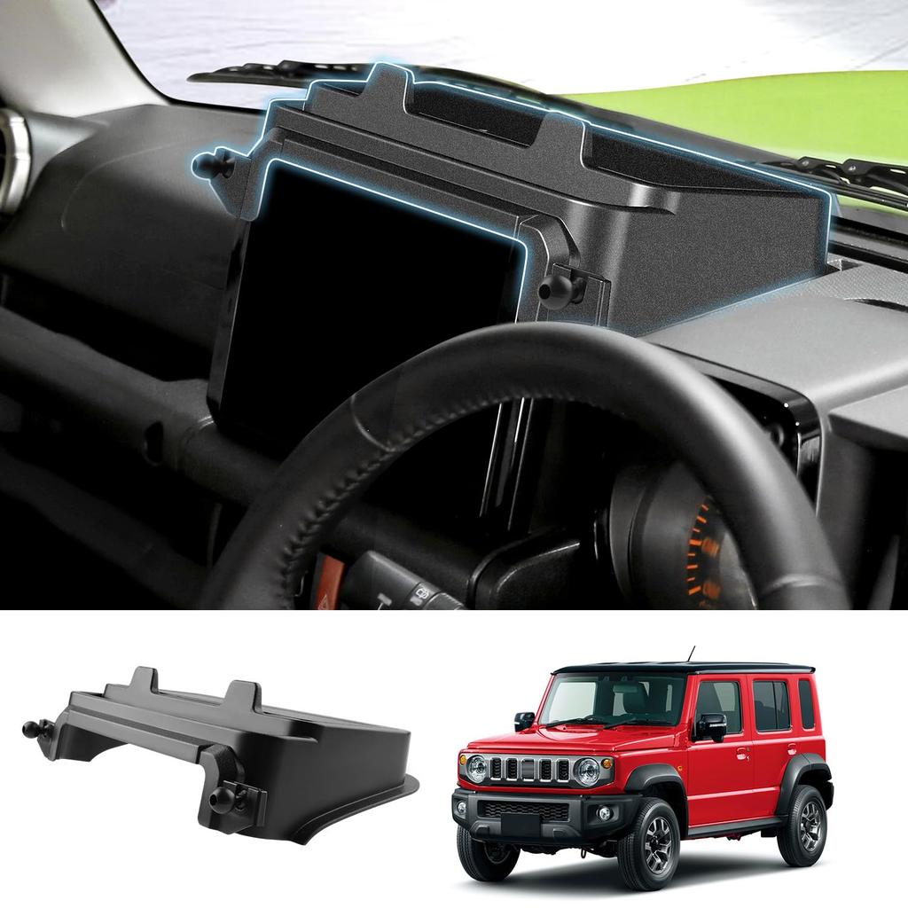 Coleya Dashboard Tray for Nomad JC74 Sierra and Compatible with Navigation Storage Box with Easy Car Accessories Jimny, (5-Door), JB64, JB74, 7-Inch