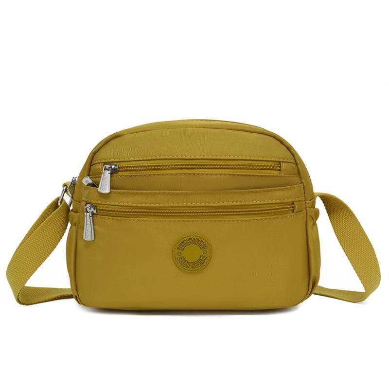 Damska torba na ramię z wieloma kieszeniami Lekka nylonowa torba crossbody dla mam w średnim wieku