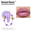 Lippenöl mit Kette 4 Farben Niedliches Armband Lippenbalsam Feuchtigkeitsspendender Lipgloss Wässriger Spiegel Getönter Lipgloss