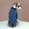 Pet Seasonal Trendy Denim Shirt for Small to Medium Dogs and Puppies