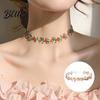 Floral Neck Accessory Embroidered Flower Choker Women Vintage Boho Necklace