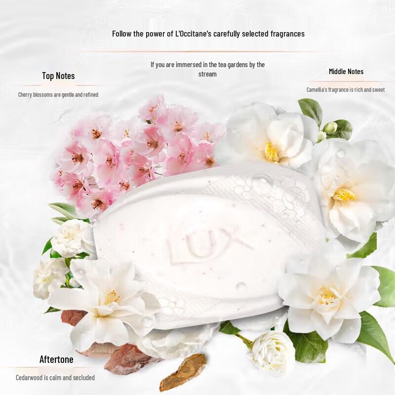 lux Mysterious Lotus Charm Skin Shower Gel & Detoxifying Soap Set