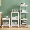 Bathroom & Kitchen Corner Shelf Storage Cart