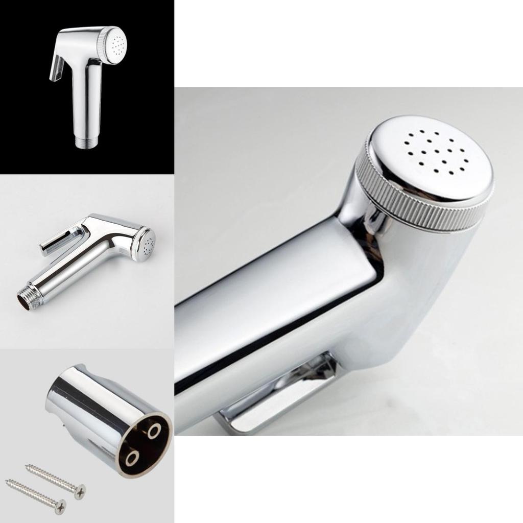 Chrome Bidet Shattaf Douche Spray Tap For Hygienic Toilet Cleaning
