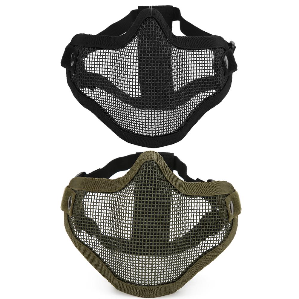 

Металлическая сетка для защиты лица, тактика, полупокрытие, защитная пленка, чистый цвет, Anti-Riot CS