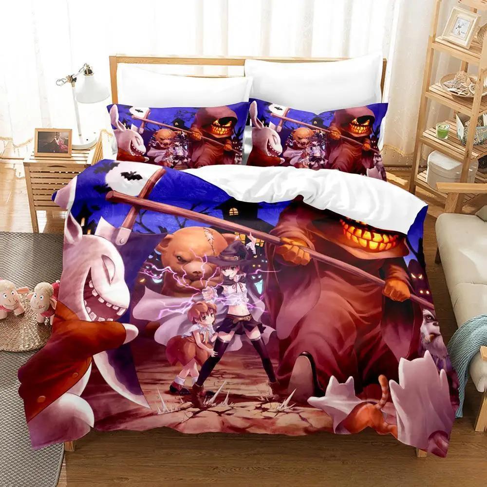 Comforter Anime Misaka Mikoto A Certain Scientific Railgun Bedding Set Cartoon Anime Three-Piece Set Adult Kid Bedroom S