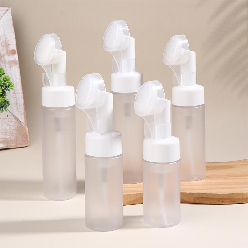100/120/150/200/250Ml Empty Facial Cleanser Mousse Foam Gel Head Wash Brush Foam Bottle Pressure Type Cleansing Milk Foaming