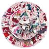 Haruno Sakura Stickers Naruto 50 Pcs Anime Waterproof Decoration Luggage Laptop Notebook Phone Case Stickers Decorations