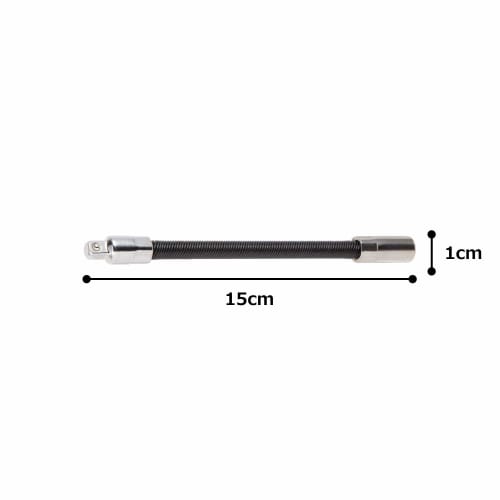 TONE Flexible Extension Bar EX24-150 Drive Angle 6.35mm (1/4") Total Length 150mm