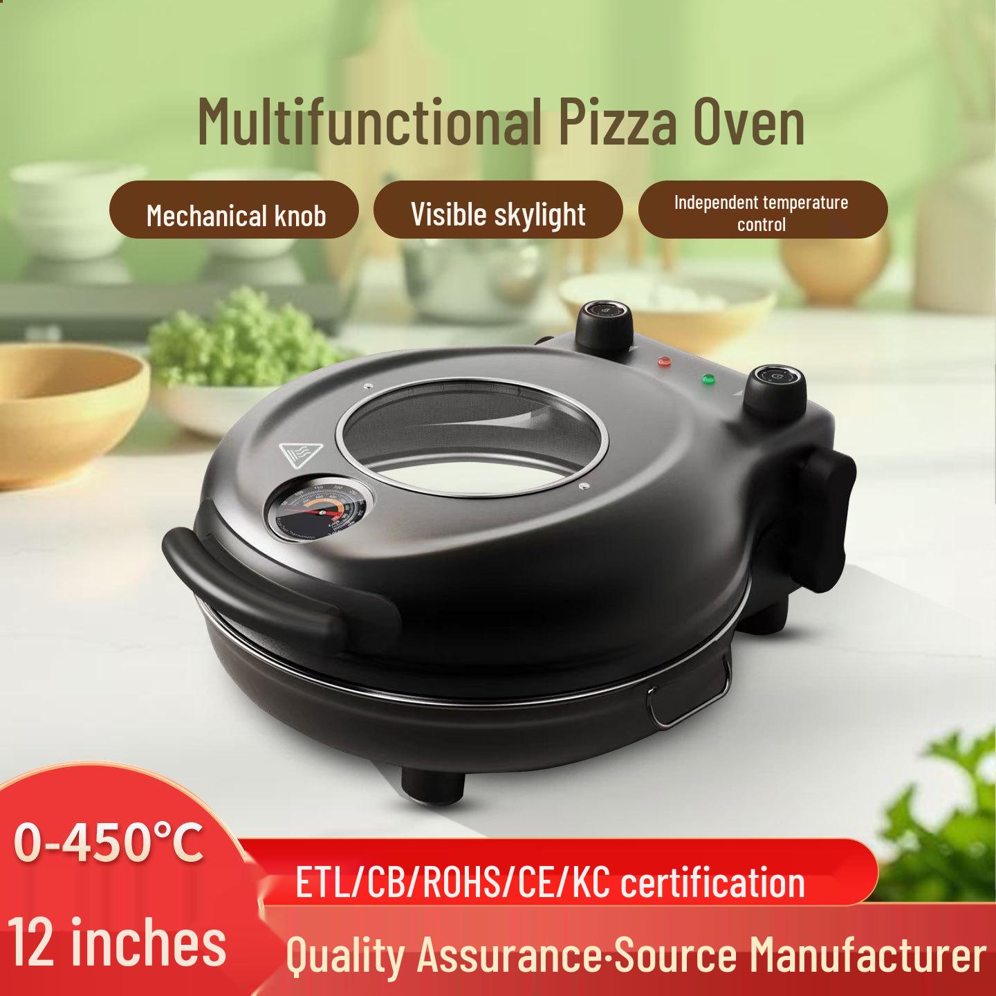 

2025 Electric Pizza & Panini Maker: European Standard, Dual Voltage 220V/110V 220V UK Plug