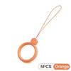 Silicone Wrist Strap Lanyard Mobile Phone Hanging Rope Finger Ring Anti-lost Straps Phone Lanyard For iPhone 16 Pro Max Samsung