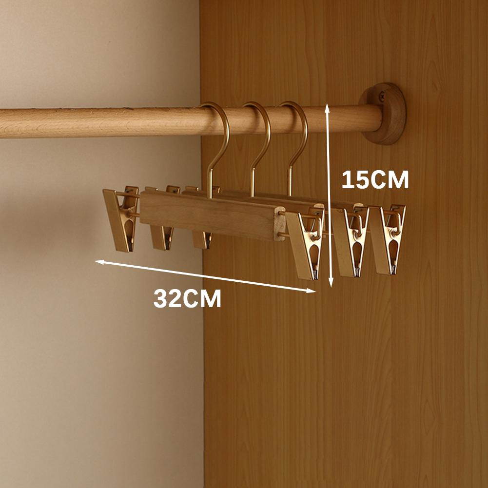 

2Pcs Household Non-slip Hanger, Thick And Wide Shoulder Wooden Drying Rack, Home Coat Clothes Organizer Closet Space Saver 2 PCS
