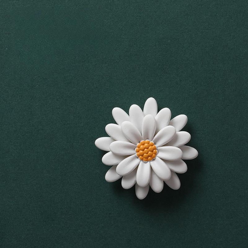 Resin Cloud Refrigerator Sticker Daisy Magnetic Sticker Creative Magnet Cherry Blossom Magnetic Sticker Cartoon Cute