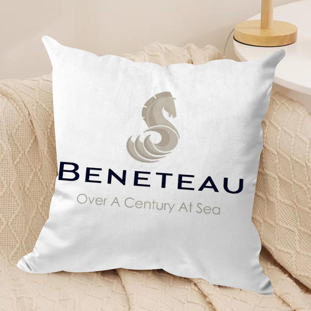 

BBeneteauS YYachts Cushion Cover Silky Short Plush DoubleSided Printed Pillow Case for Sofa All Seasons Home Decor Gift 30x30cm