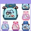 Fashionable Cartoon Print Kids Backpack With Breathable Nylon And Large Capacity