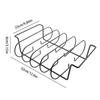 Grill Rib Holder Metal Nonstick Beef Rib Turkey Grilling Stand Barbeque Grill Accessories For Family Nights Camping Friend